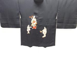 美人画模様羽織